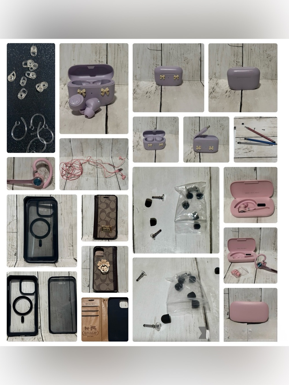 electronics lot, resale lot, cell phone accessories. Mixed Tech Accessories